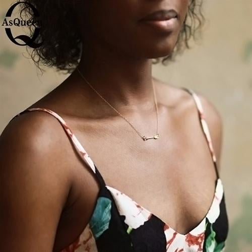 Small Gold Cross Pendant Necklace for Women